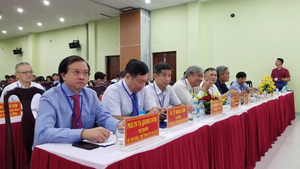Đại học TDTT TPHCM khai mạc hội nghị 'Thể thao, Giáo dục thể chất và Phát triển thế hệ trẻ' năm 2019