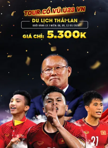 Cùng Vietnam Booking cổ vũ U23 Việt Nam chinh phục giải châu Á 