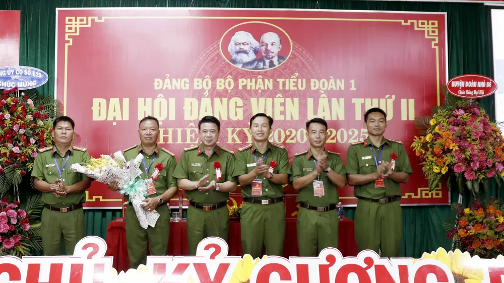 Đại hội Đảng bộ Tiểu đoàn 1, Trung đoàn Cảnh sát cơ động Đông Nam TPHCM “Đoàn kết - Dân chủ - Kỷ cương - Đổi mới"