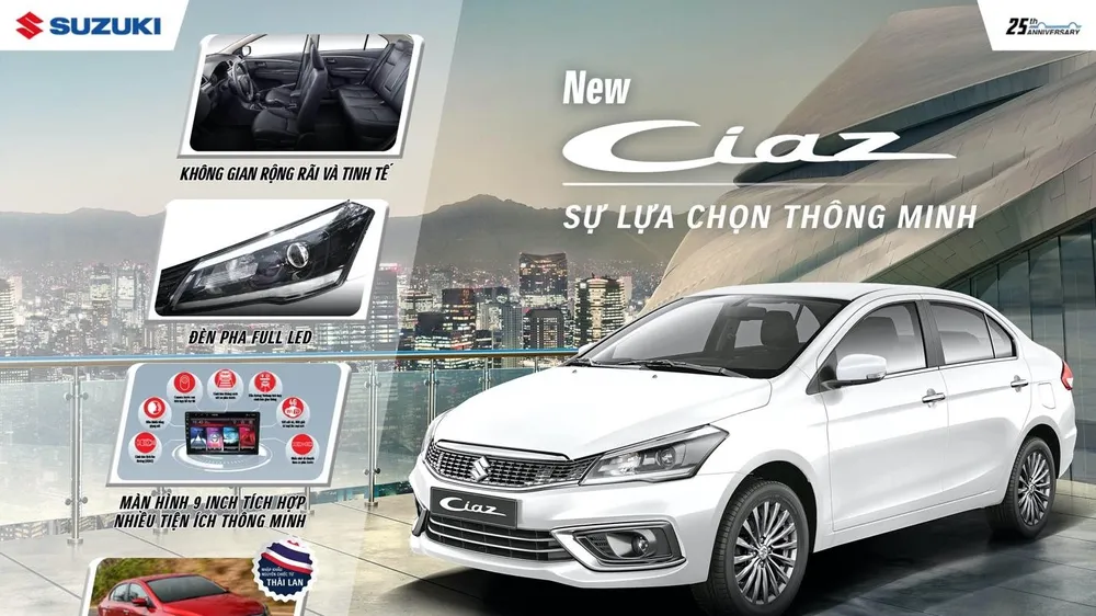 Suzuki Ciaz mới trình làng