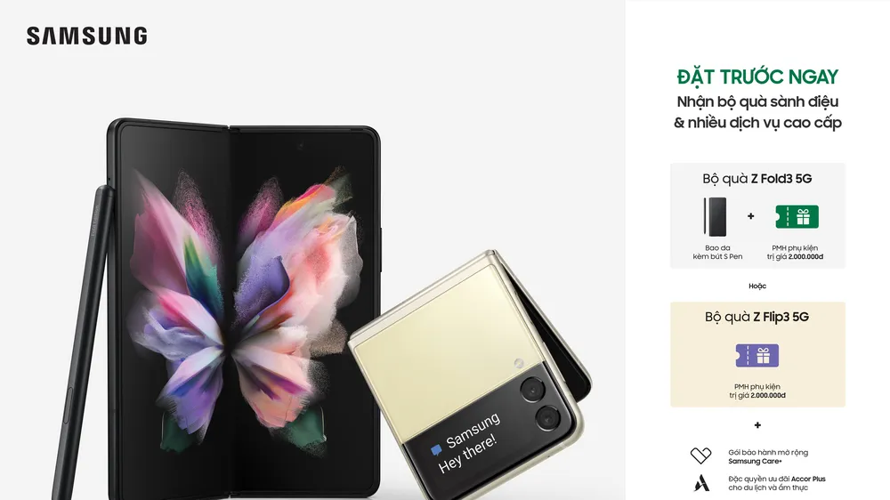 Ra mắt siêu phẩm Galaxy Z Fold3 5G và Z Flip3 5G