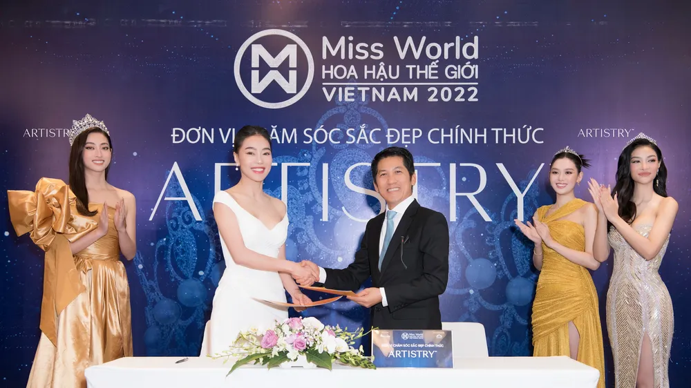 Artistry là đơn vị chăm sóc sắc đẹp Miss World Việt Nam 2022