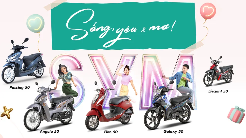 Sống – Yêu – Mơ cùng SYM 50cc: Chắp cánh ước vọng thanh xuân
