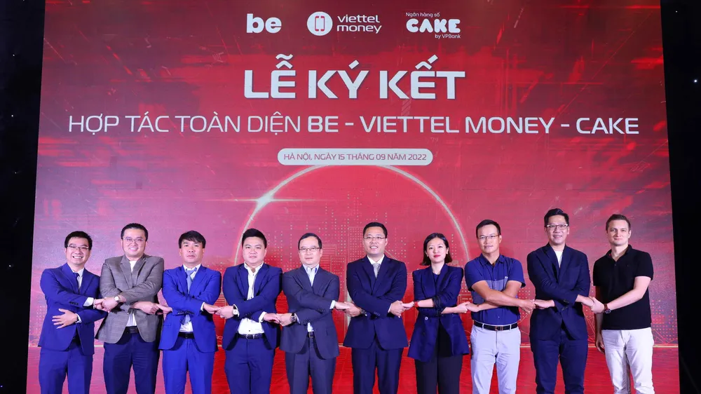 Viettel Money hợp tác Ngân hàng số Cake by VPBank và Nền tảng tiêu dùng đa dịch vụ Be