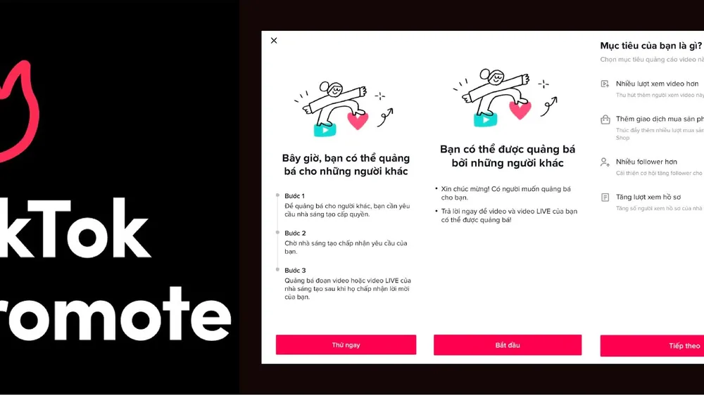 TikTok giới thiệu công cụ Promote mới 