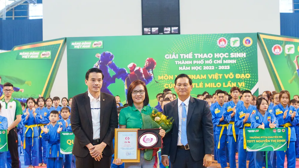 Giải Vovinam Việt võ đạo Cúp Nestlé MILO 2023 đón gần 2.000 vận động viên tranh tài