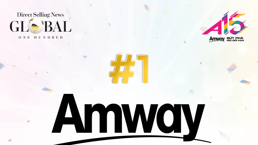Amway liên tiếp dẫn đầu 11 năm ngành bán hàng trực tiếp thế giới
