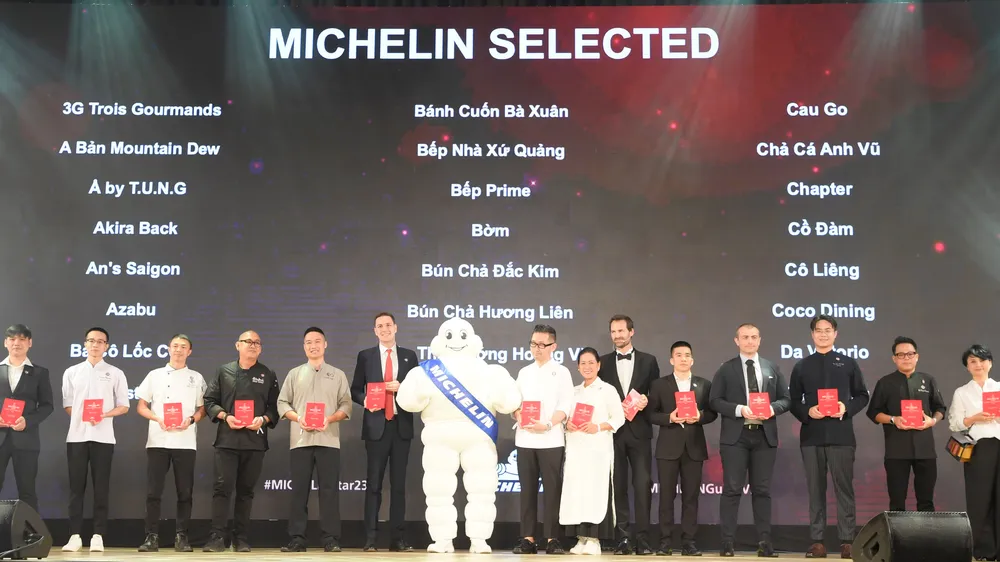 103 nhà hàng được vinh danh và 4 nhà hàng nhận Sao MICHELIN