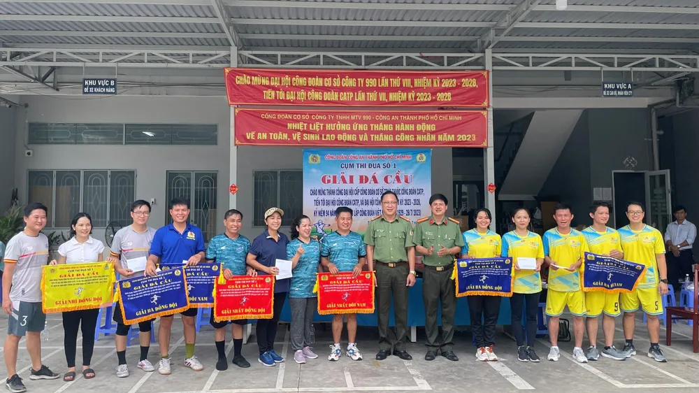 Công đoàn Công ty 990 xuất sắc giành giải nhất và nhì, giành vé đi tiếp