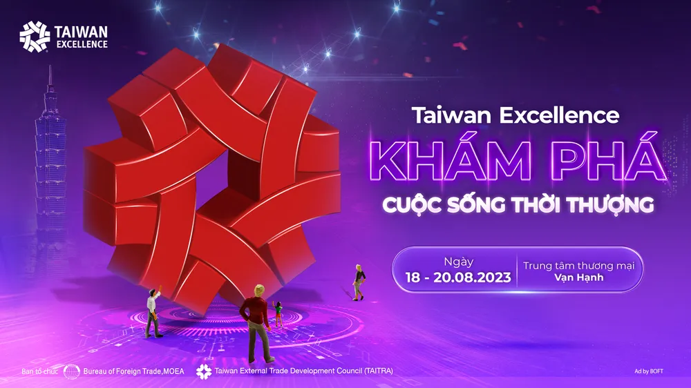Taiwan Excellence tổ chức “Khám phá cuộc sống thời thượng” trong tháng 8