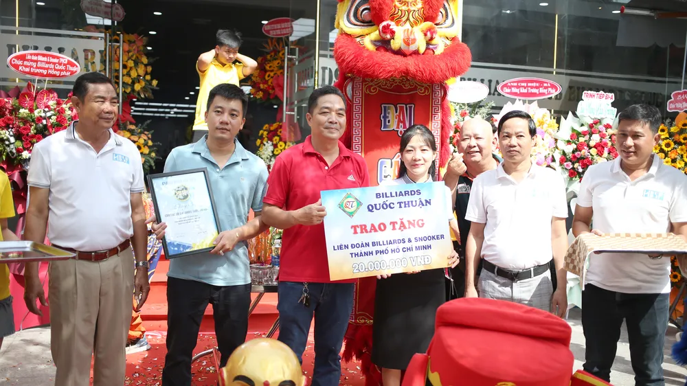 CLB Billiards Quốc Thuận là Hội viên chính thức thứ 12 của Liên đoàn