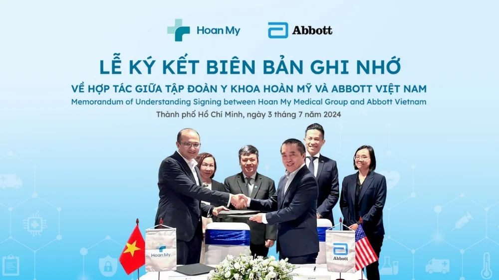 Tập đoàn Y khoa Hoàn Mỹ và Abbott Việt Nam ký kết biên bản ghi nhớ hợp tác