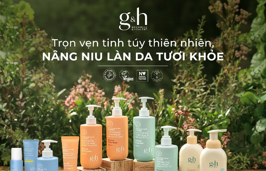 Amway Việt Nam ra mắt dòng sản phẩm chăm sóc cơ thể g&h mới