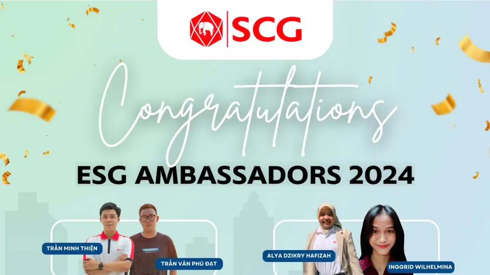 Những đội thi xuất sắc trở thành ESG Ambassadors 2024