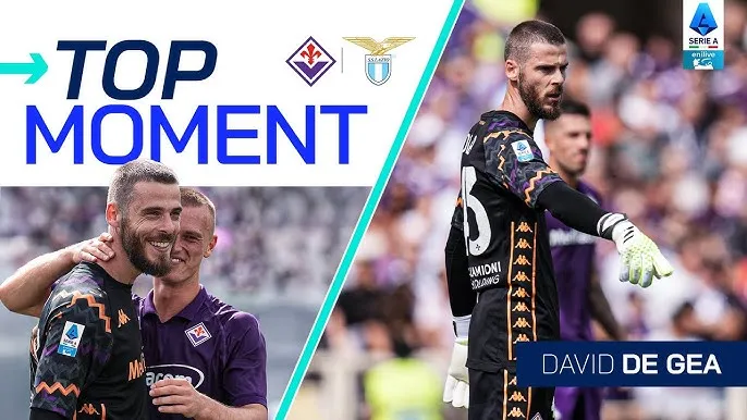 Khoảnh khắc thủ thành De Gea cứu thua ấn tượng trận Fiorentina vs Lazio vừa qua ở vòng 5 Serie A