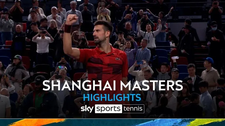 Novak Djokovic vs Taylor Fritz 6-4, 7(8)-6: Thắng kịch tính Fritz, Djokovic đấu Jannik Sinner ở chung kết Shanghai Masters, lần thứ 8 săn danh hiệu thứ 100