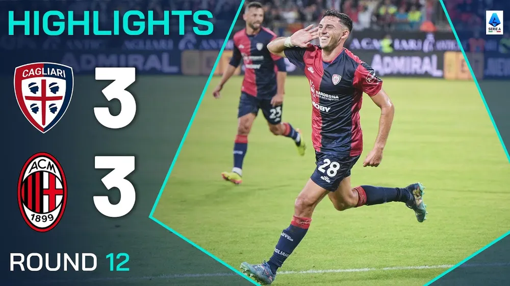 Cagliari vs AC Milan 3-3: Nadir Zortea sớm mở tiệc sau 2 phút khai trận, Gabriele Zappa, Rafael Leao đua tài ghi cú đúp, Tammy Abraham lập công, Milan chia điểm tiếc nuối