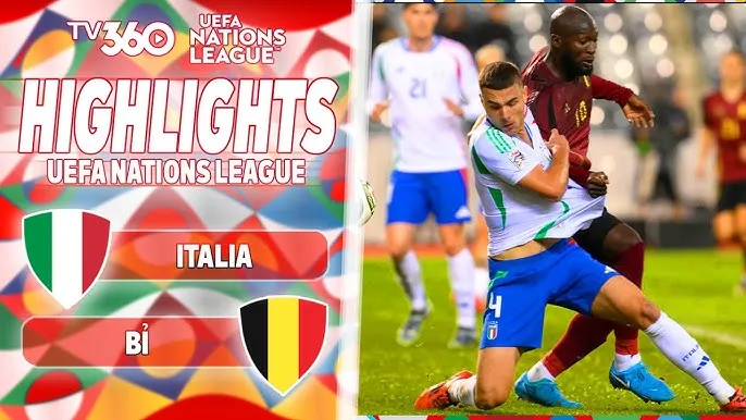 Bỉ vs Italia 0-1: Di Lorenzo kiến tạo, Tonali hạ thủ thành Donnarumma ghi bàn duy nhất, Openda, De Cuyper, Lukaku dừng bước Nations League
