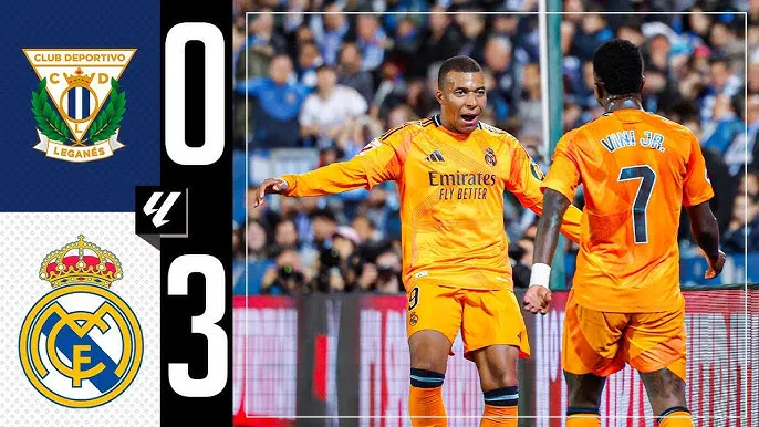 Leganes vs Real Madrid 0-3: Ngôi sao Mbappe lấp lánh khai bàn, Valverde, Bellingham lần lượt góp vui tiệc chiến thắng, Real bám đuổi Barca trên bảng xếp hạng La Liga