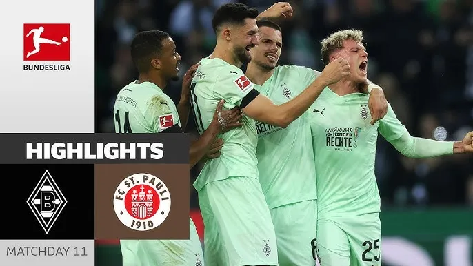M'gladbach vs St Pauli 2-0: Marvin Friedrich kiến tạo, Alassane Plea mở bàn sau 13 phút, Tim Kleindienst sớm ấn định cục diện trận đấu
