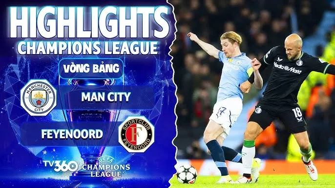 Man City vs Feyenoord 3-3: Haaland tỏa sáng cú đúp nhờ penalty, Gundogan góp công nhưng Moussa, Gimenez, Hancko xuất thần ngược dòng chia điểm khó tin