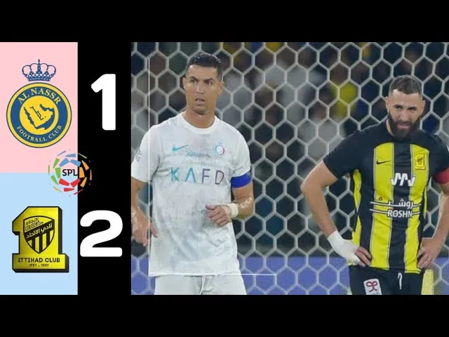 Al Ittihad vs Al Nassr 2-1: Benzema nổ súng, Ronaldo lập tức đáp trả sau 2 phút, Bergwijn bất ngờ ấn định chiến thắng phút bù giờ