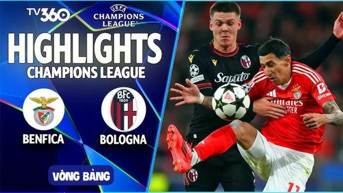 Benfica vs Bologna 0-0: Bất phân thắng bại, Di Maria, Pavlidis, Akturkoglu tịt ngòi, Dallinga, Fabbian, Iling, Urbanski cũng không khá hơn