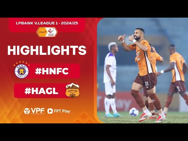 Hà Nội vs HAGL 0-1: Đình Hai sớm bị thẻ đỏ phút thứ 5, Duy Mạnh đẩy Marciel, VAR giúp Jairo ghi bàn duy nhất trên chấm penalty