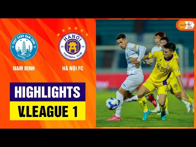 Nam Định vs Hà Nội 2-1: Luka mở bàn, Tuấn Hải nhận thẻ đỏ, Caio Cesar, Hendrio ngược dòng, Nam Định tiếp tục củng cố ngôi đầu dù vắng Xuân Son