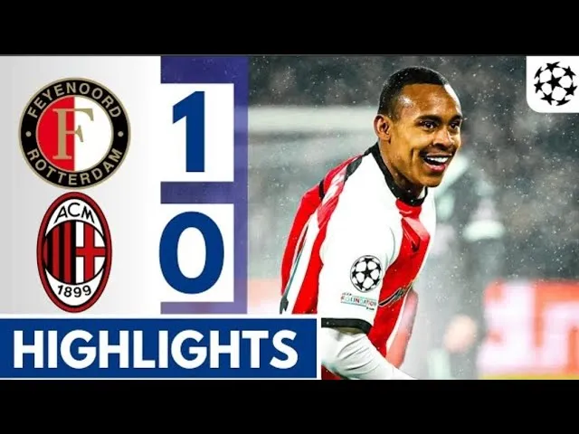 Feyenoord vs AC Milan 1-0: Sai lầm nghiêm trọng của thủ thành Maignan, giúp Paixao bất ngờ thành người hùng hạ AC Milan sau 3 phút thi đấu