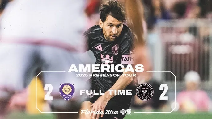 Giao hữu, Orlando vs Inter Miami 2-2: Ojeda, Enrique lập công, Messi, Suarez bị khóa chặt, Allende tỏa sáng, Picault cứu thua phút bù giờ