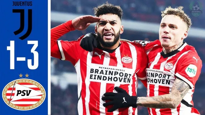 PSV vs Juventus 3-1 (4-3): Perisic, Saibari, Flamingo lần lượt tỏa sáng, bất ngờ loại Juve khỏi giải đấu danh giá Champions League 