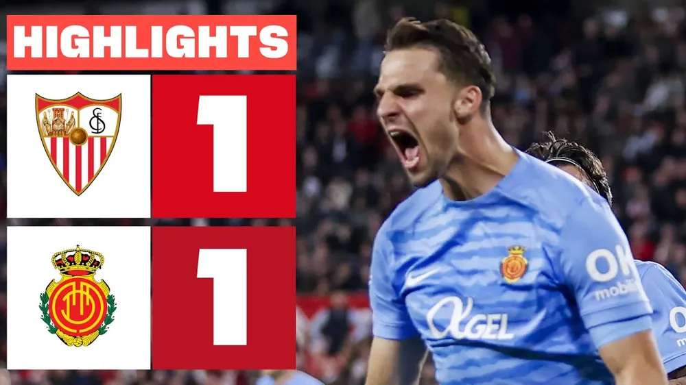 Sevilla vs Mallorca 1-1: Kike Salas sút cận thành mở bàn nhưng Martin Valjent chớp thời cơ ghi bàn cứu thua không tưởng, Sevilla chia điểm đắng cay