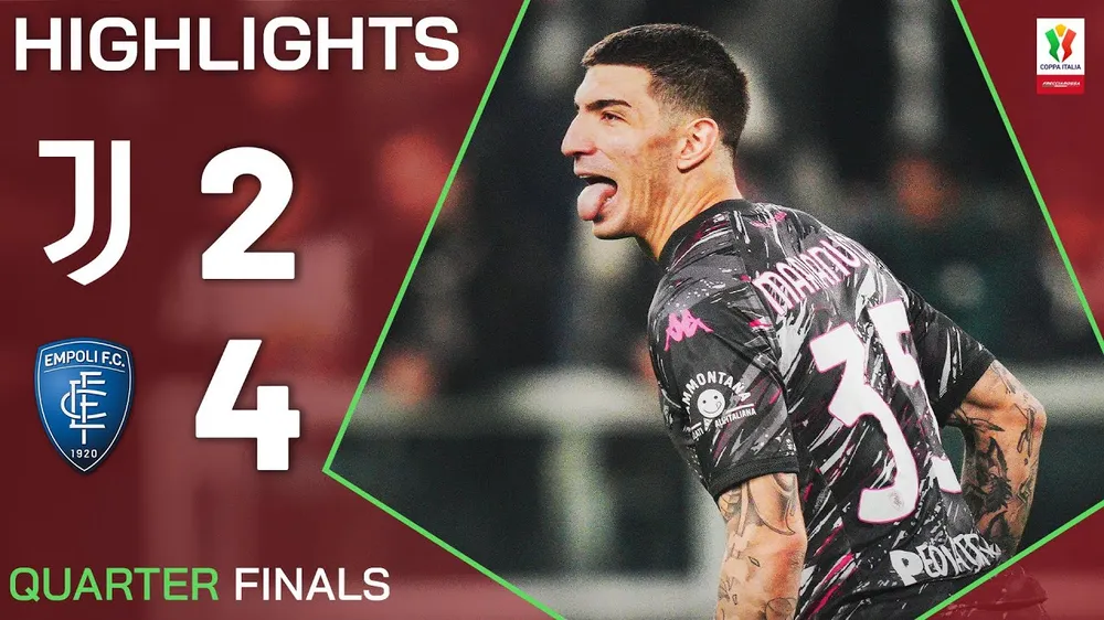 Juventus vs Empoli 1-1 (pen 4-2): Maleh lập công, Thuram gỡ hòa, Dusan Vlahovic, Kenan Yıldız hỏng penalty, Empoli hạ Juve giành vé bán kết Coppa Italia 