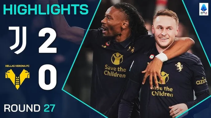 Juventus vs Verona 2-0: Thủ thành Montipo xuất thần, phải đến phút 72 Khephren Thuram khai bàn,Teun Koopmeiners ấn định chiến thắng, Juve vào tốp 4 Serie A 
