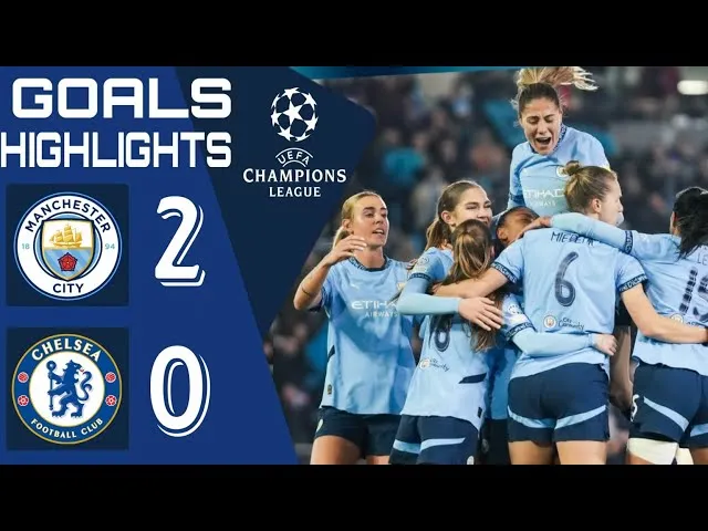 Manchester City vs Chelsea 2-0: Miedema xuất thần cú đúp, Mayra Ramirez bị VAR từ chối bàn thắng, Johanna Rytting Kaneryd sút trúng xà ngang, chờ màn tái đấu tứ kết lượt về