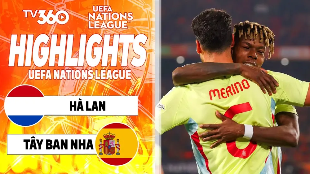 Hà Lan vs Tây Ban Nha 2-2: Nico Williams sớm khai bàn, Gakpo, Reijnders ngược dòng, Hato nhận thẻ đỏ, Merino cứu thua phút bù giờ, hấp dẫn lượt về ngày 24/3