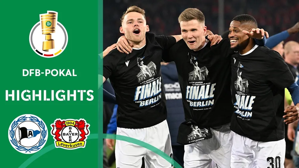 Bielefeld vs Bayer Leverkusen 2-1: Adli kiến tạo, Tah sớm dệt mộng, Worl gỡ hòa sau 3 phút, Grober bất ngờ hạ thầy trò HLV Alonso giành vé chung kết DFB Cup