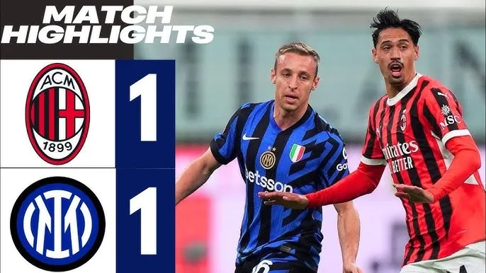 AC Milan vs Inter Milan 1-1: Abraham chớp thời cơ mở bàn, Correa nhả bóng, Calhanoglu tung cú sút hạ thủ môn Maignan gỡ hòa, hứa hẹn kịch tính lượt về ngày 24/4 tranh vé chung kết Coppa Italia 