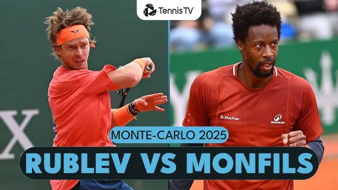 Andrey Rublev vs Gael Monfils 6-4, 7-6(2): Rublev hạ Monfils, giành vé gặp ArthurFils, tiếp tục hành trình Monte Carlo Masters
