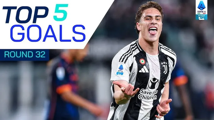 Matias Soule, Rafael Leao, Kenan Yildiz, Lautaro Martinez, Theo Hernandez lần lượt vào tốp 5 bàn thắng đẹp nhất vòng 32 Serie A