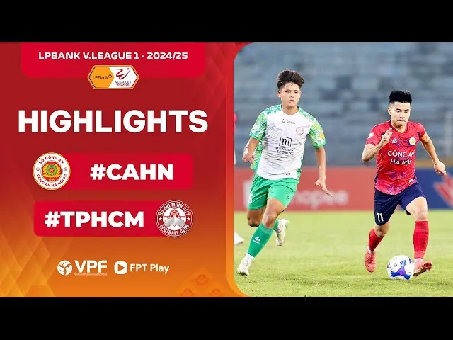 CAHN vs TPHCM 0-0: Tâm điểm hiệp 2, Văn Đức, Ngọc Thắng phải nhận thẻ đỏ, TPHCM bất phân thắng bại, chia điểm kiên cường