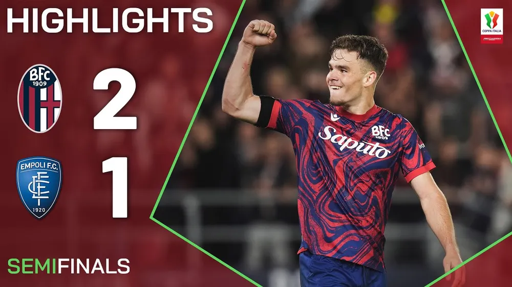 Bologna vs Empoli 2-1 (5-1): Giovanni Fabbian sớm thị uy phút thứ 7, Thijs Dallinga chốt sổ chiếc vé gặp AC Milan ở chung kết Coppa Italia ngày 14/5