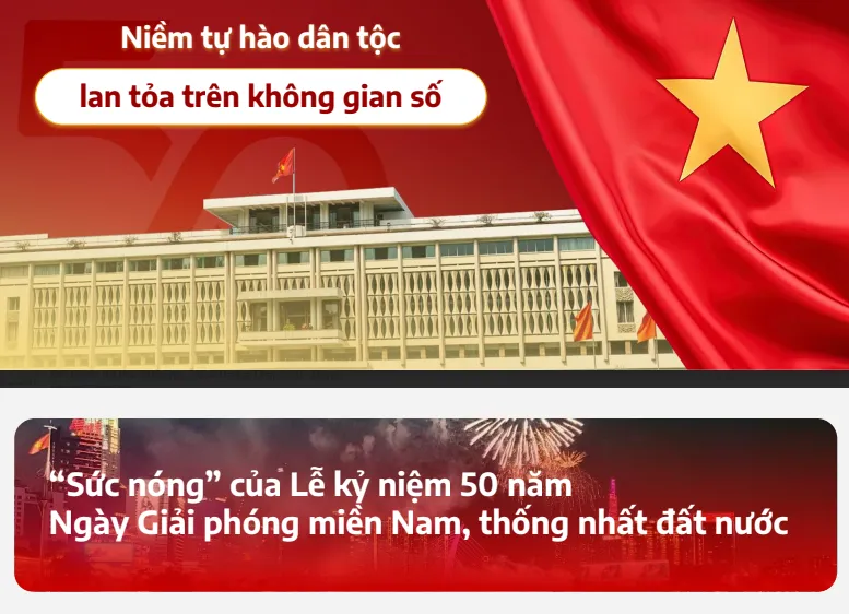 Hơn 2,8 triệu lượt tìm kiếm về lễ 30-4 trên Cốc Cốc