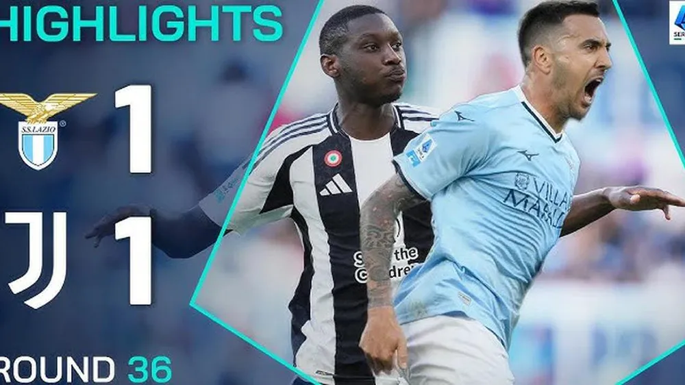 Lazio vs Juventus 1-1: Randal Kolo Muani khai bàn, Pierre Kalulu nhận thẻ đỏ, Matias Vecino kịp cứu thua Lazio phút 90'+6
