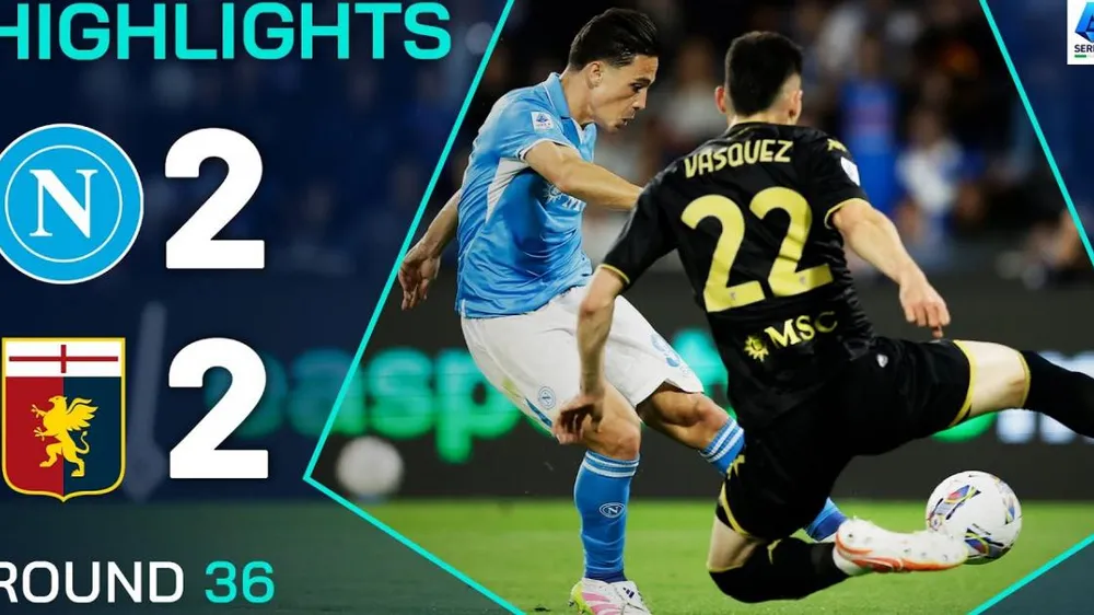 Napoli vs Genoa 2-2: Romelu Lukaku tỏa sáng khai bàn, Alex Meret phản lưới nhà, Giacomo Raspadori lập công nhưng Johan Vasquez bất ngờ chia điểm, Napoli hơn Inter 1 điểm, tạm dẫn đầu Serie A