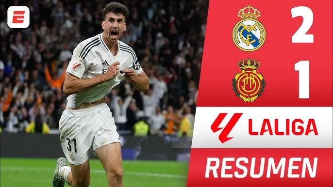 Real Madrid vs Mallorca 2-1: Valjent bất ngờ sớm phá lưới Courtois, Mbappe gỡ hòa, Jacobo ngược dòng đẳng cấp, Real tiếp tục bám đuổi Barca 