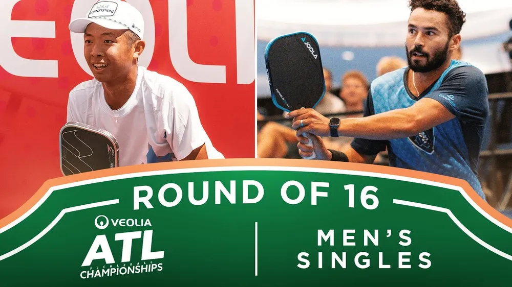 Quang Dương vs Hunter Johnson 3-11, 7-11: Không thể vượt qua Johnson, Quang Dương ngậm ngùi nhìn Johnson vào bán kết Veolia Atlanta Pickleball Championships 