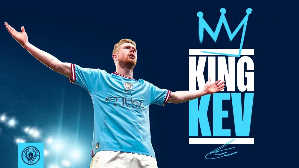 10 pha khiến Kevin De Bruyne xứng danh "Vua kiến tạo" giúp các ngôi sao Haaland, Sterling, Leroy Sane, Alvarez, Aguero, Jesus, Gundoaan, Bobb và HLV Pep Guardiola tỏa sáng cùng Man City