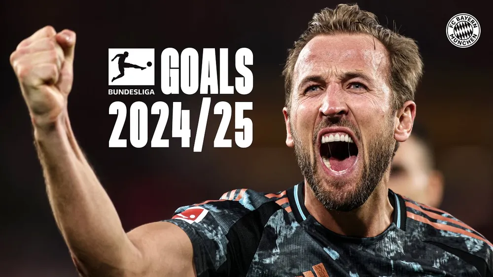 26 bàn thắng của Harry Kane giúp Bayern Munich đăng quang Bundesliga 2024/25